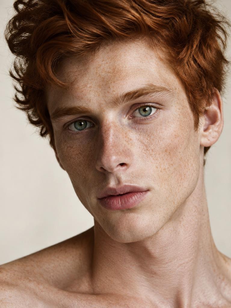 Cool fair · freckles · green eyes