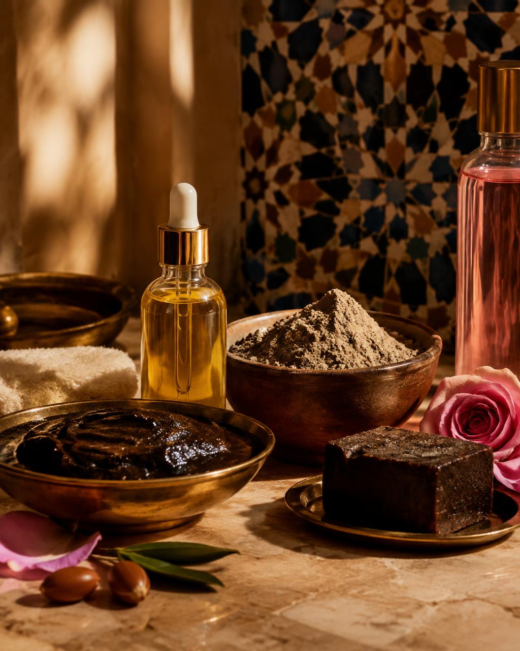 Morocco beauty ritual still life
