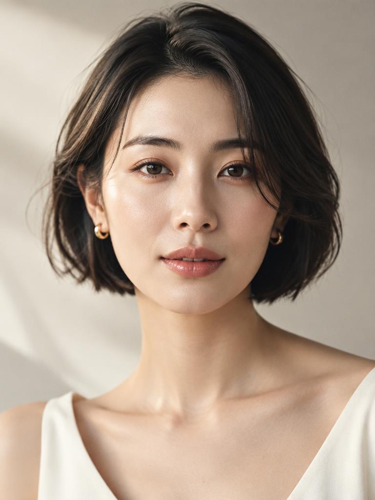 Editorial beauty portrait — Japan