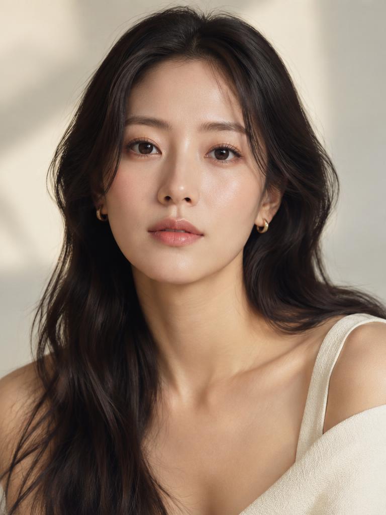 Editorial beauty portrait — Korea