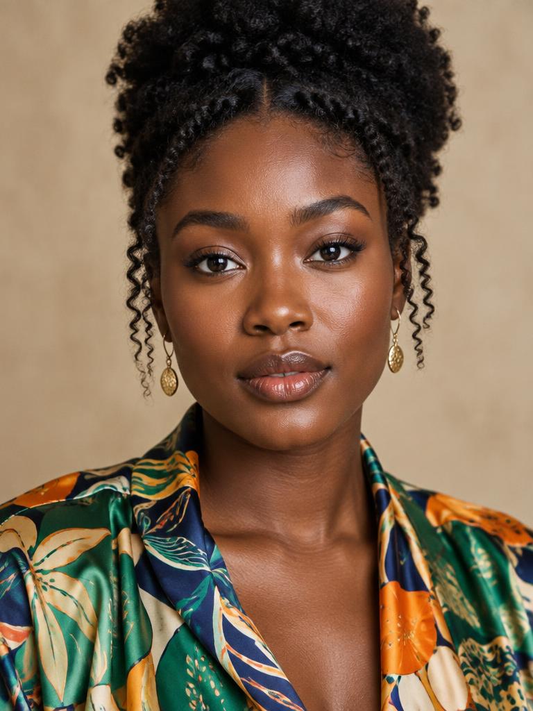 Editorial beauty portrait — Nigeria
